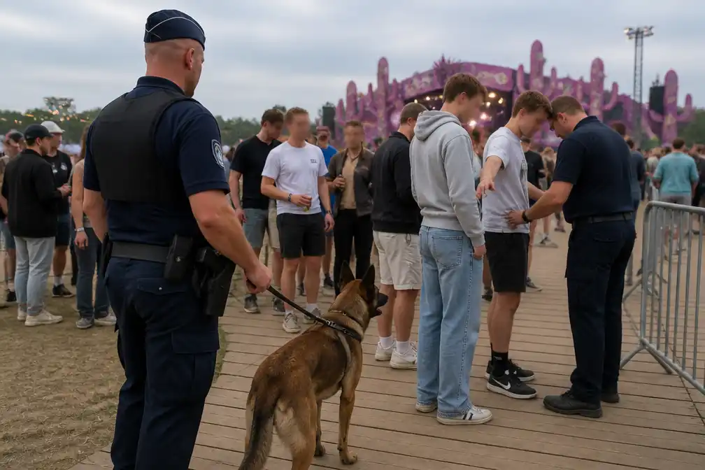 Kortrijk: 18 betrapt met drugs, 25 weggestuurd op Kamping Kitsch Club