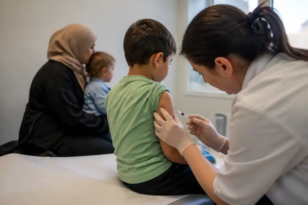 Artsen en virologen waarschuwen: 20.000 asielkinderen acht maanden niet ingeënt