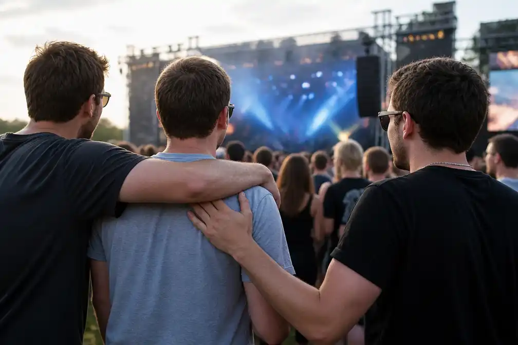 Trotse vader bedankt vriendengroep die autistische zoon (23) op sleeptouw nam