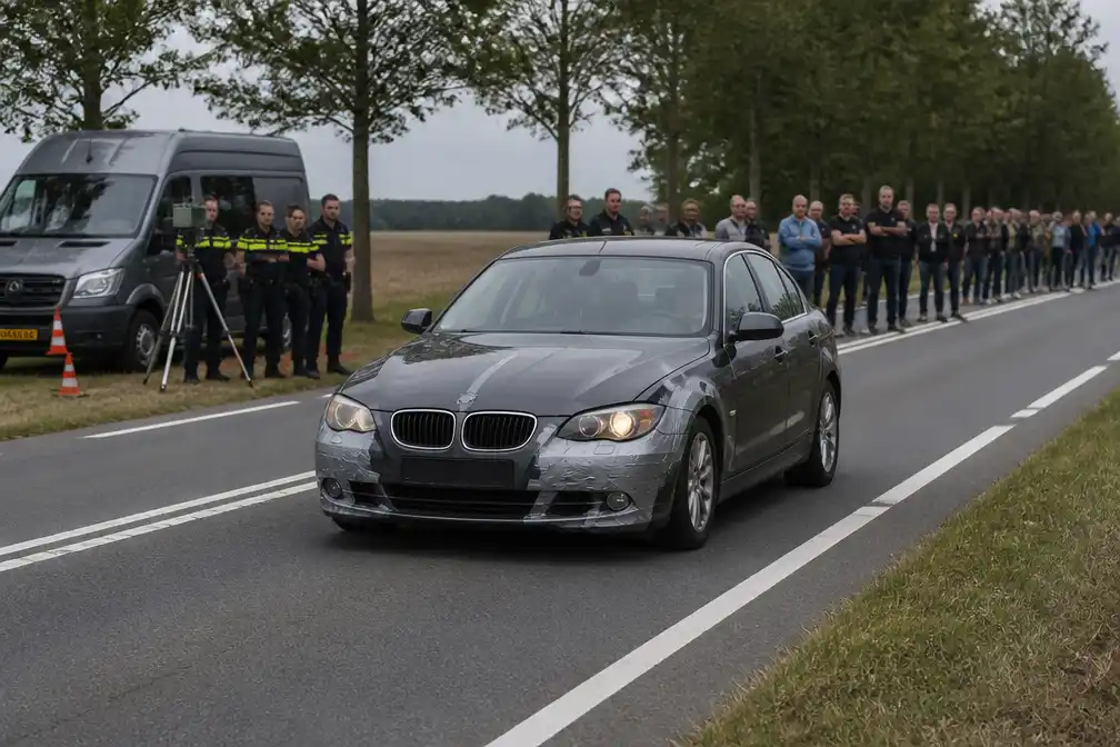 Met ducttape gerepareerde BMW weer op plek dodelijk ongeval Zeeland voor onderzoek