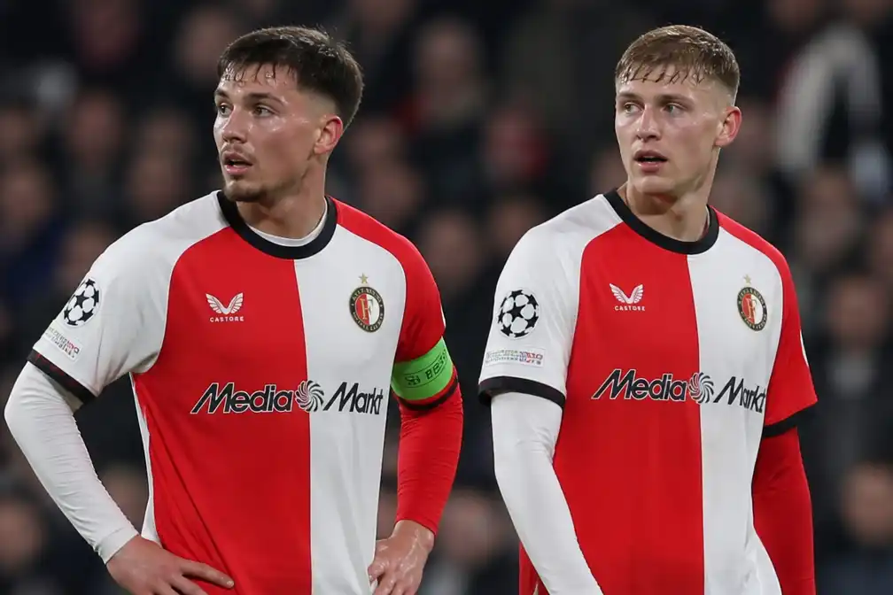 Feyenoord loot Barcelona, Inter en Viking in Champions League; Valente opgetogen