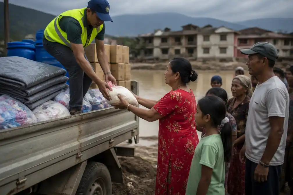 EU stuurt 2 miljoen euro noodhulp aan overstroomd Nepal