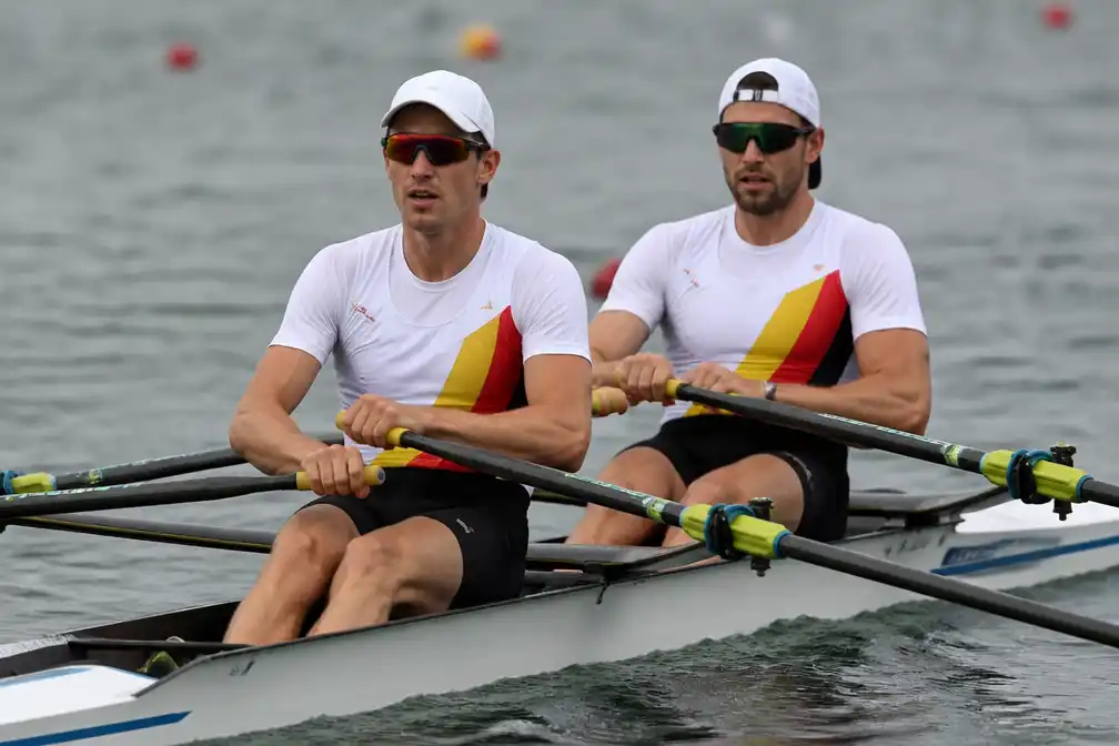 Tibo Vyvey en Aaron Andries pakken brons in dubbeltwee op WK roeien