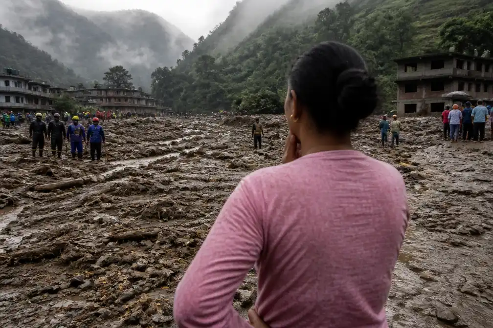 Dodental overstromingen Nepal en Tibet opgelopen tot 797, massabijzettingen begonnen