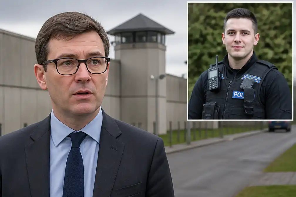 Premier Burnham past vervroegde vrijlating aan na kritiek over moordenaars PC Harper