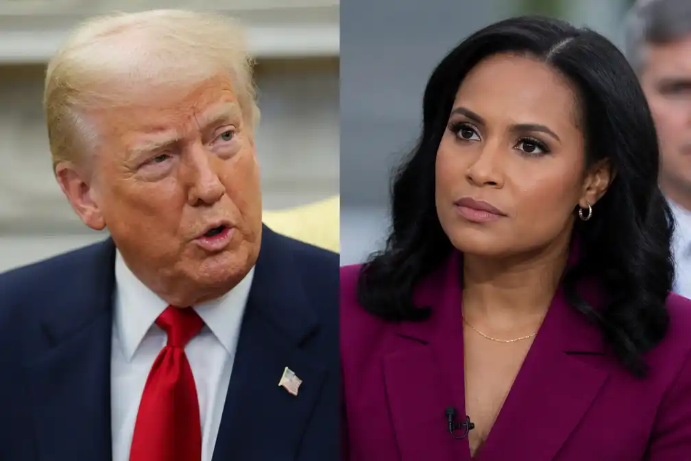 Trump wil dat toezichthouders NBC-journaliste Kristen Welker straffen
