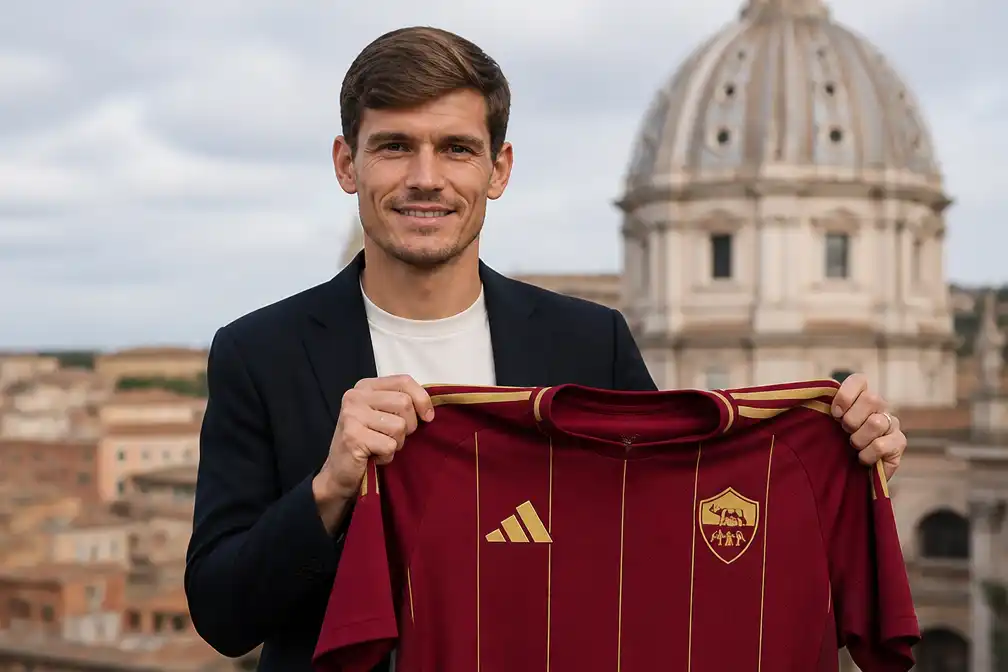 AS Roma presenteert Marten de Roon, mogelijk debuut tegen Atalanta