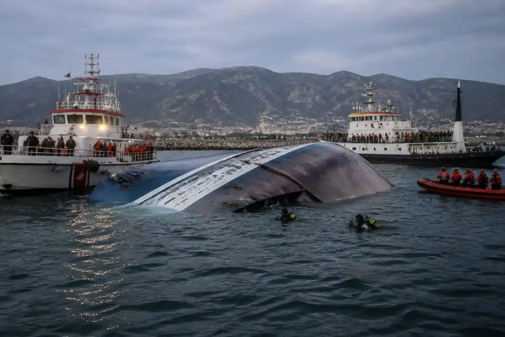 Veerboot kapseist voor Cyprus: acht doden en achttien vermisten