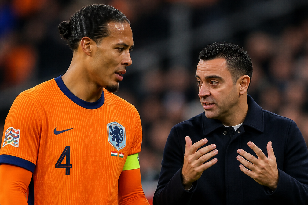 Van Dijk maakt pas na gesprek met Xavi keuze over toekomst bij Oranje