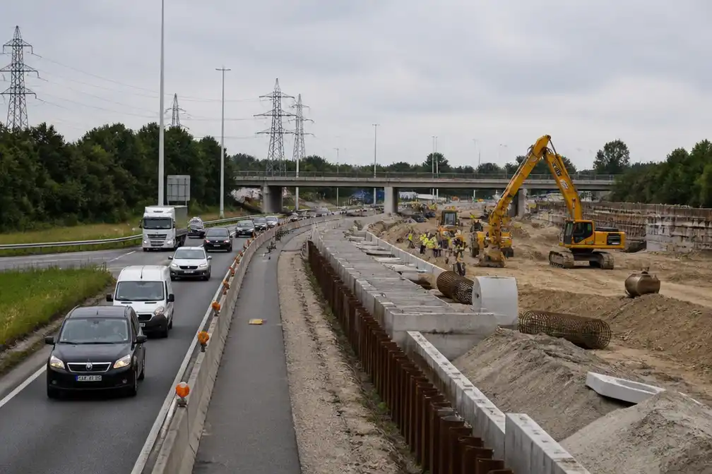 Nieuwe R4 rond Gent klaar in april 2030, negen maanden vroeger