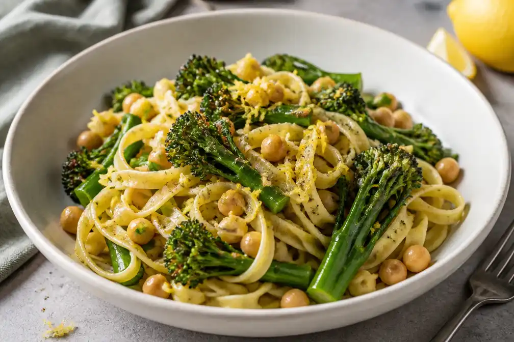 Regionale kranten delen recept voor snelle tagliatelle met bimi