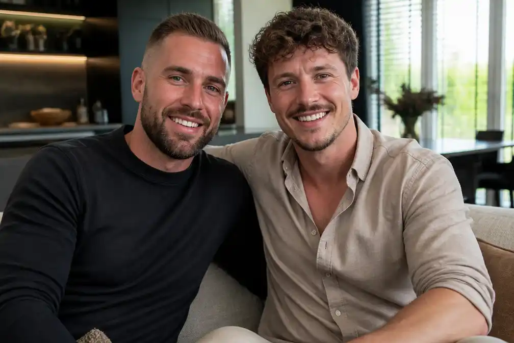 MAFS-koppel Domenik en Ferenc viert eerste huwelijksjubileum met vrienden en familie