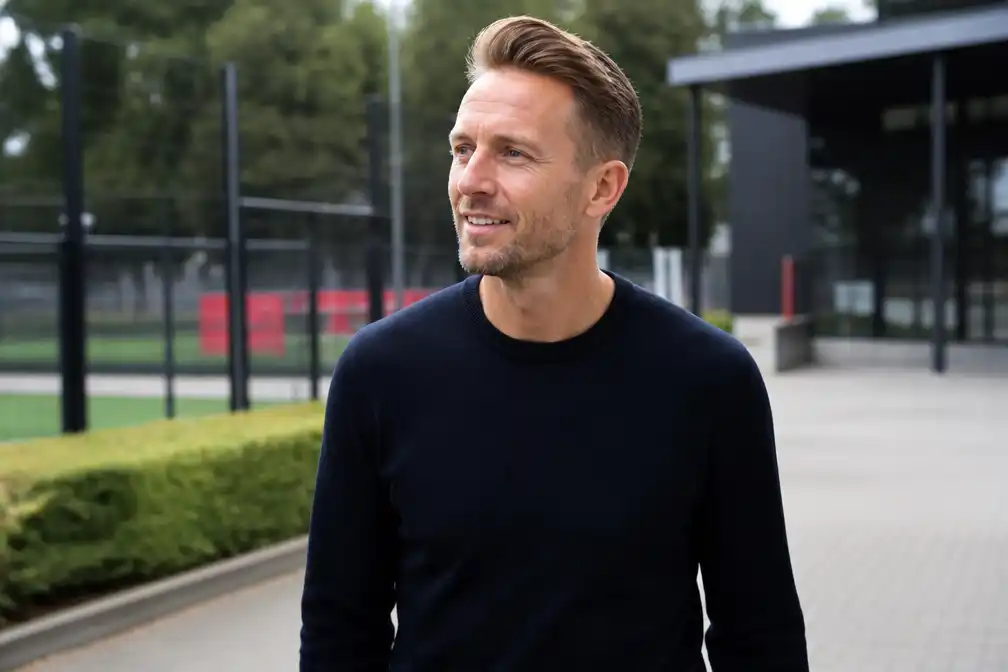 Luuk de Jong op bezoek bij PSV terwijl herstel kruisbandblessure vordert
