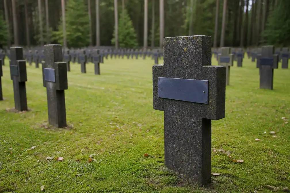 Naamplaatjes gestolen van graven op Duitse militaire begraafplaats in Lommel