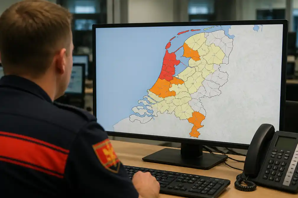 Verhoogd natuurbrandrisico in zeven veiligheidsregio's