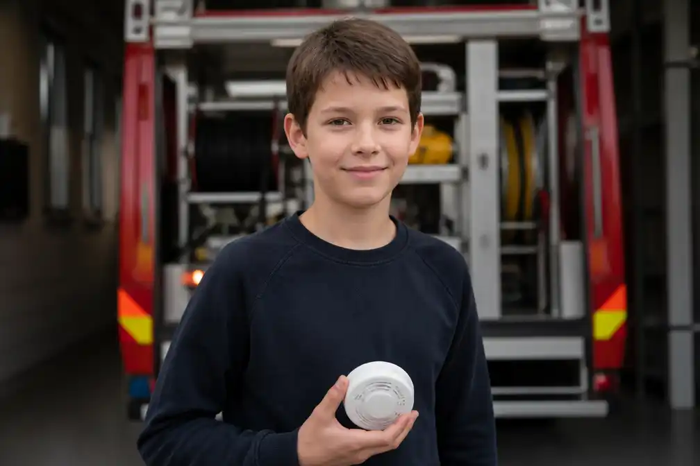Arno (12) uit Lebbeke gevierd als held nadat hij brand voorkwam met alerte reactie op rookmelder