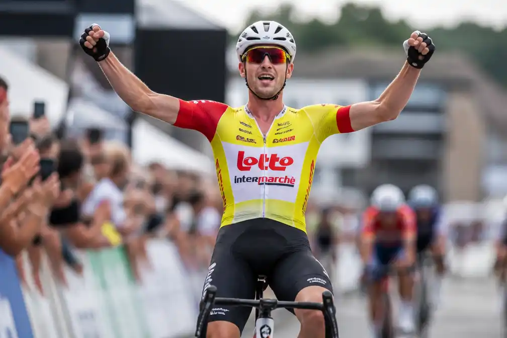 Lionel Taminiaux wint vierde etappe in ZLM Tour
