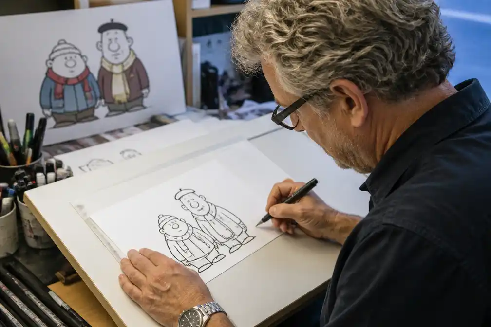 Paul Kusters publiceert cartoon Toos & Henk op 7 september 2026