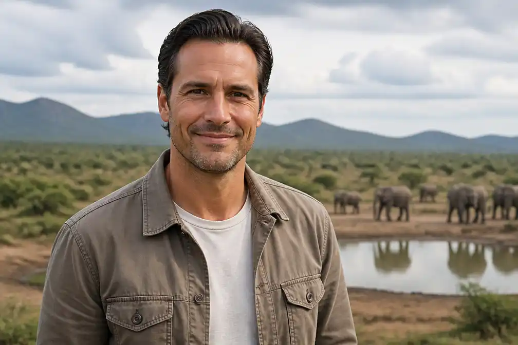 Valerio Zeno presenteert nieuw seizoen 'Echte Jongens Op Safari' na Geraldine Kemper