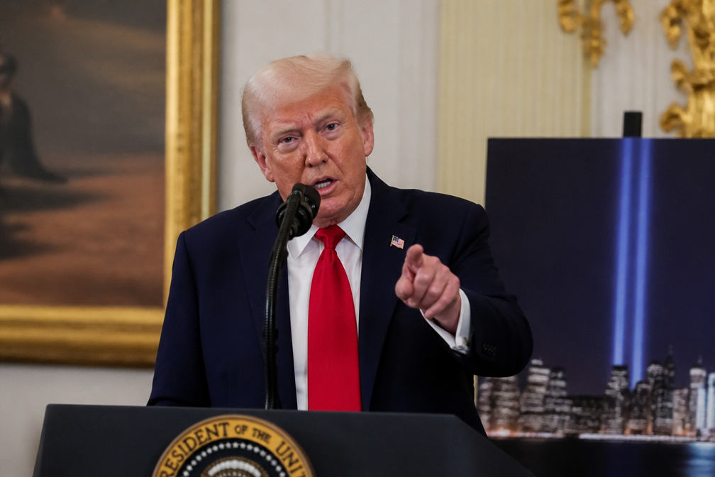Trump reageert op critici over omstreden 9/11-verhaal bij Ground Zero