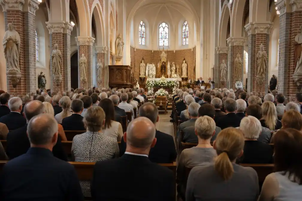 Volle kerk neemt afscheid van Eddy De Mulder (60), overleden na aanval Aziatische hoornaars