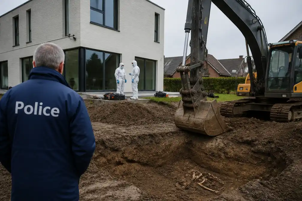 Parket onderzoekt menselijke resten in tuin in Astene