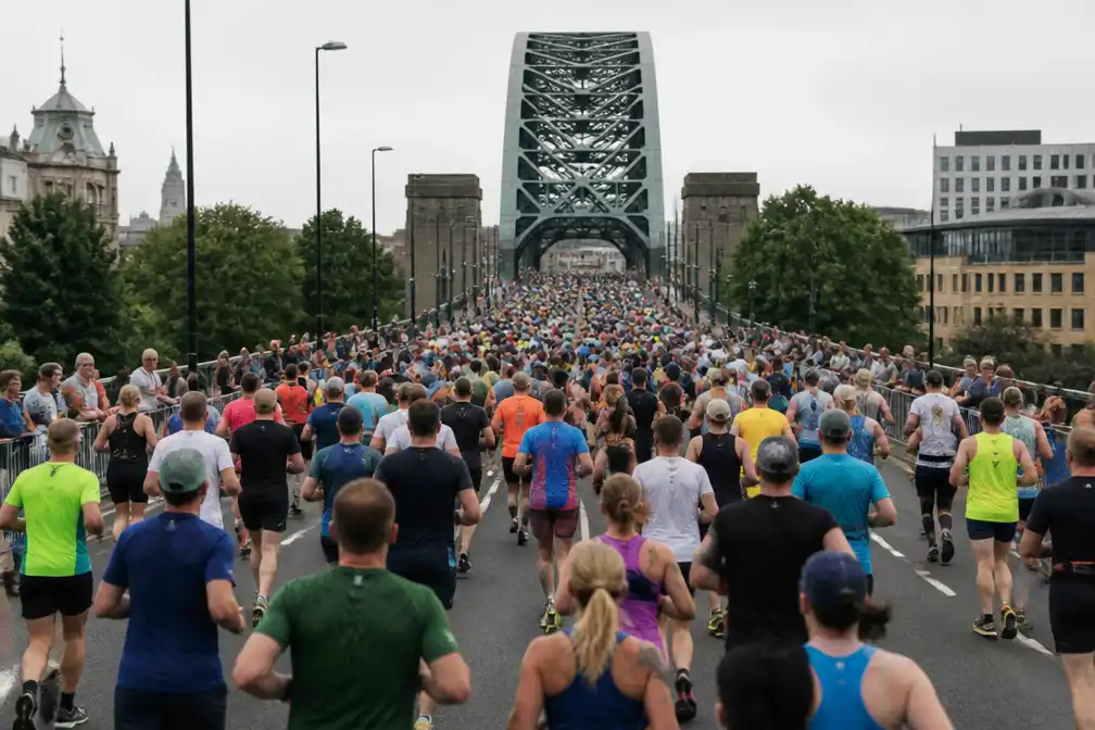 Twee hardlopers van 25 overlijden na ineenstorting bij Great North Run
