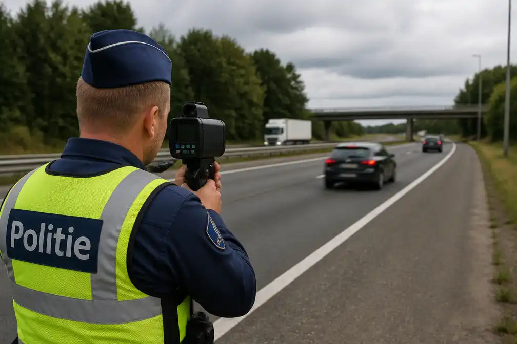 Bestuurder betrapt aan 182 km/u op E313 bij controles politie Regio West-Limburg