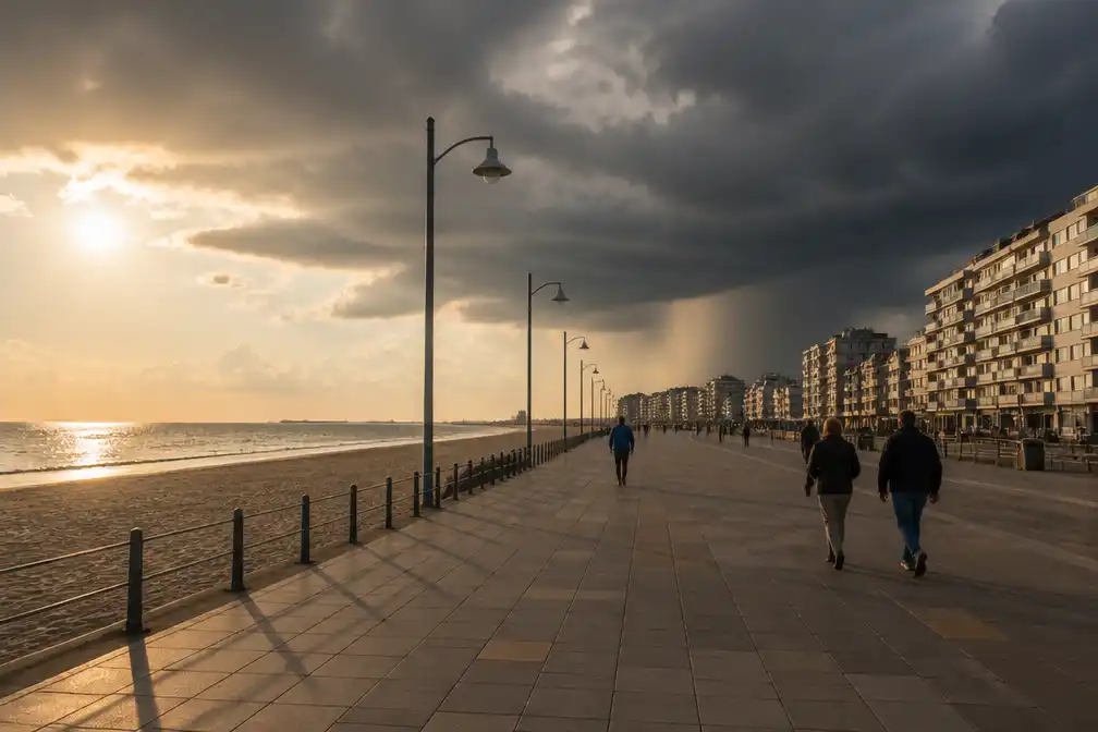 Nog één zomerse dag op 15 september, daarna onweer, hagel en wind