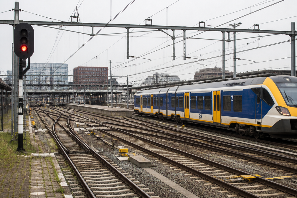 Grote spoorstoring legt treinverkeer in Midden- en Noord-Nederland deels stil