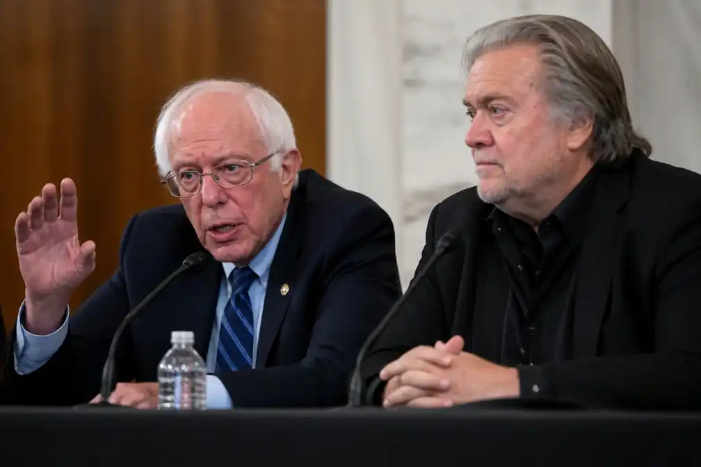 Bernie Sanders en Steve Bannon slaan handen ineen tegen gevaren van AI