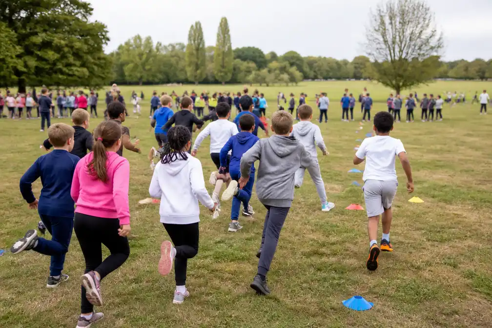 1.600 Beerselse leerlingen zetten schooljaar sportief in bij provinciedomein Huizingen