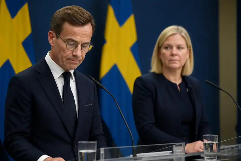 Zweedse premier Kristersson stapt op na nipte meerderheid centrum-links