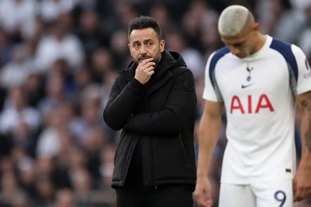 Tottenham nog zonder Premier League-doelpunt onder De Zerbi