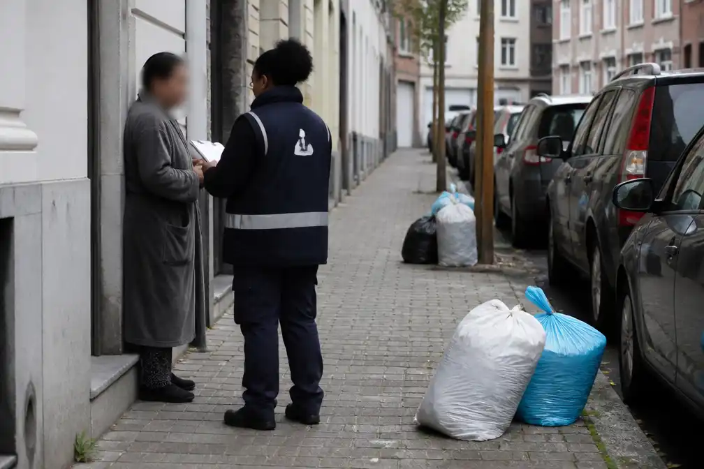 Brussel vraagt bewoners Zennestraat vuilniszakken op het juiste moment buiten te zetten