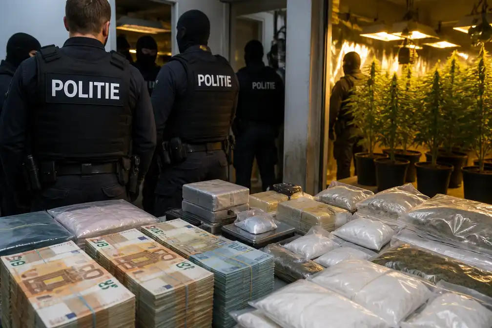 Politie LRH valt binnen op 18 adressen: tien arrestaties en 1.300 planten