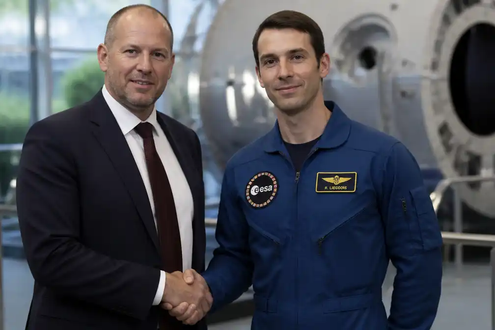 ESA-astronaut Raphaël Liégeois wordt reservist bij het Belgische leger
