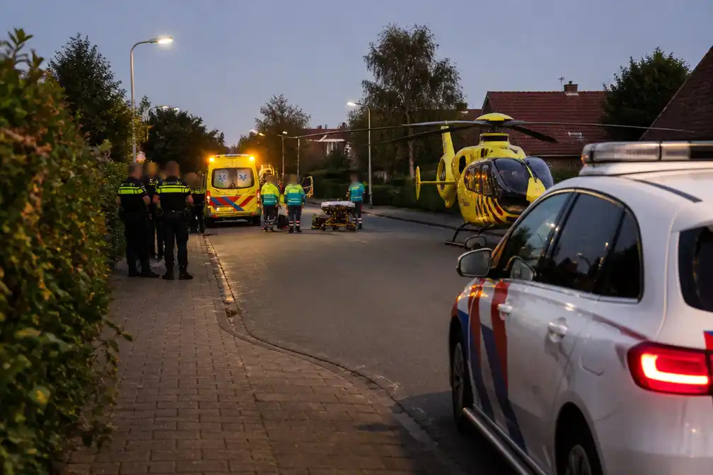 Meerdere gewonden door steekvlam bij buurtbarbecue in De Wilp