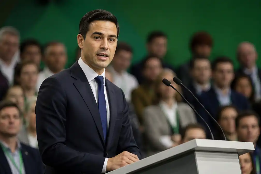 Toespraak premier Jetten op D66-congres onderbroken door demonstranten