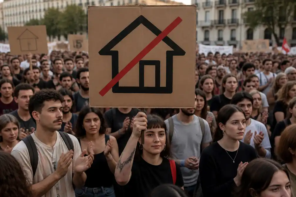 Woonprotesten in Spanje groeien; 87-jarige na 71 jaar uit huis gezet