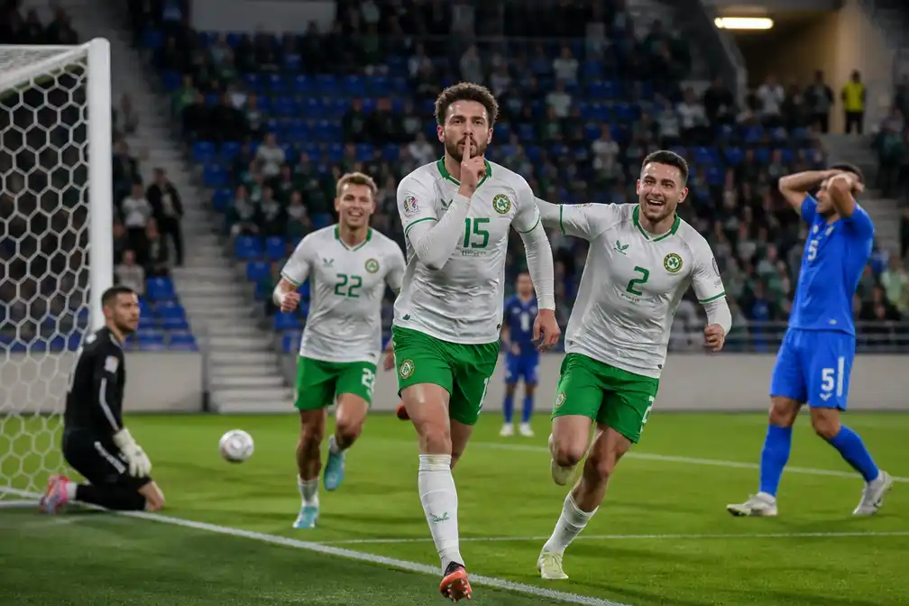 Ierland verslaat Israël met 3-0 in Nations League-duel in Debrecen