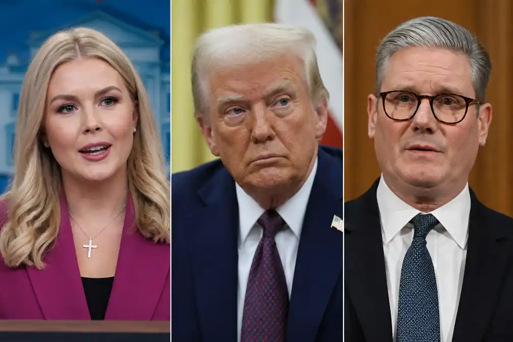 Oud-woordvoerder Leavitt vertelt over confrontatie Trump met Starmer in diens eigen huis