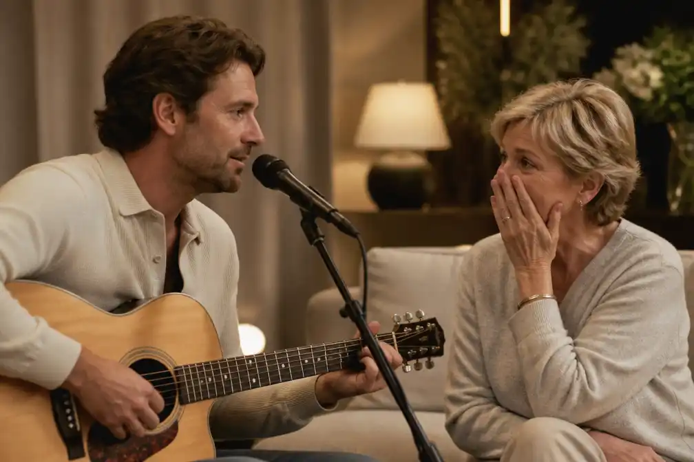 Bockie De Repper eert mama Martine muzikaal op laatste dag van 'Hotel Mama'