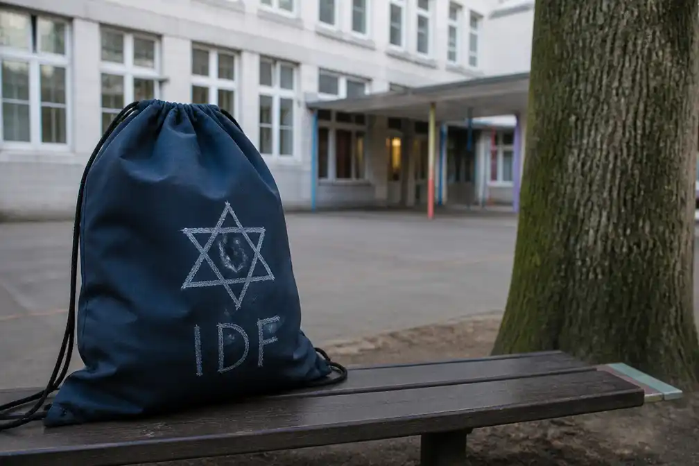 Vorst dient klacht in nadat sportzak Palestijns kind met davidster beklad werd