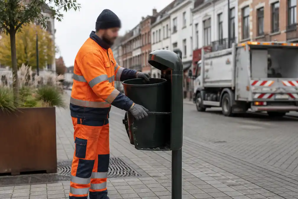 Oudenburg rust 150 vuilnisbakken uit met slimme vulgraadsensoren