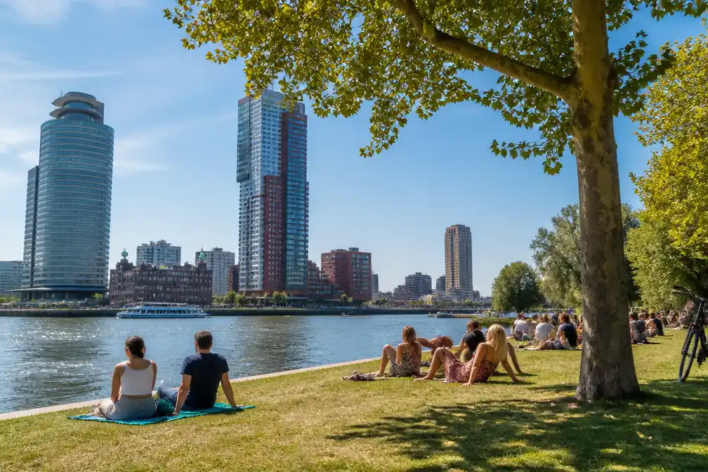 Woensdag tot 28 graden, avondbuien beeindigen zomerse weer abrupt