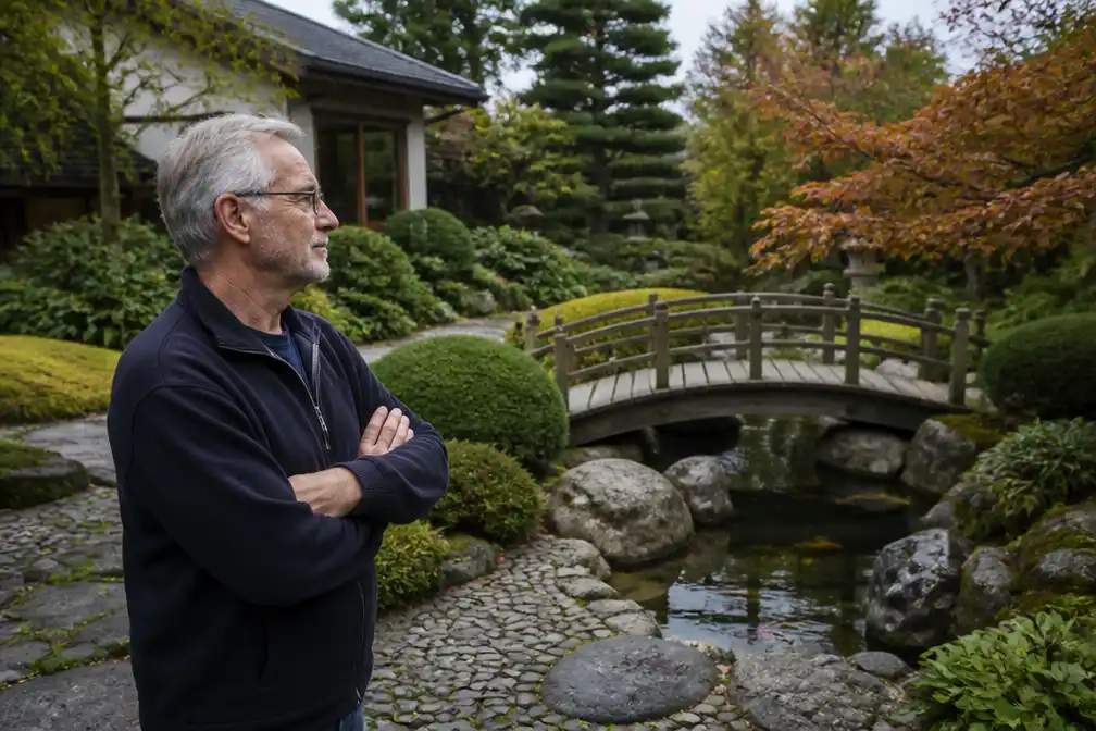Luc (68) verkoopt huis met verborgen Japanse tuin, zoekt koper die werk voortzet