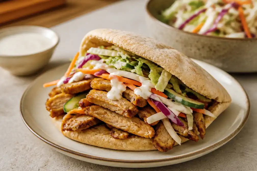 Recept in de kijker: pita shoarma met rauwkost binnen 15 minuten
