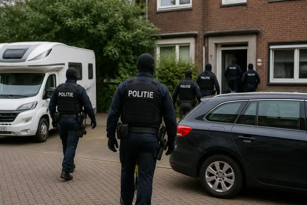 Acht arrestaties bij tien huiszoekingen in onderzoek naar ladingdiefstallen en drugs