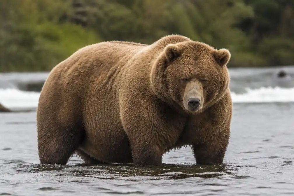 Beer 89 Backpack wint Fat Bear Week in Alaska als dikste bruine beer